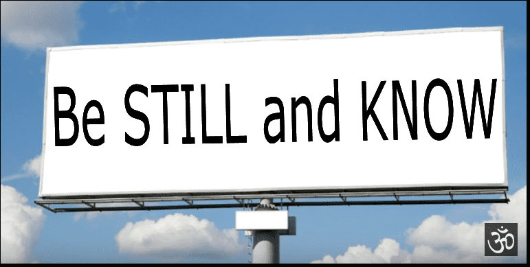 Be Still and Know beyond Book-Learning in 2023